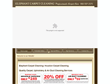 Tablet Screenshot of elephantcarpet.com